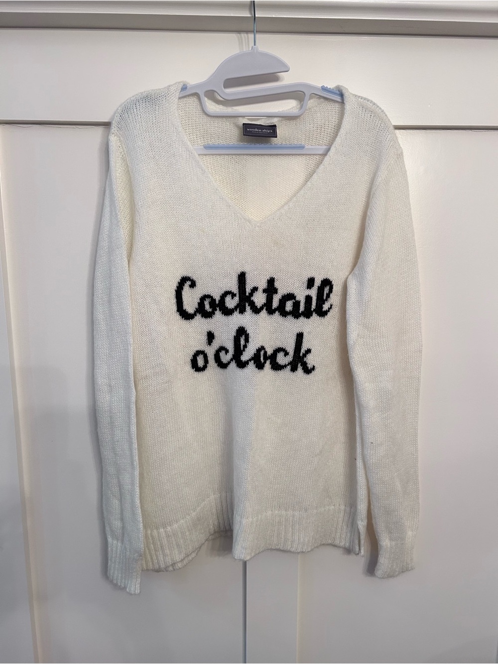 Wooden Ships COCKTAIL O'CLOCK V LIGHTWEIGHT sweater M/L